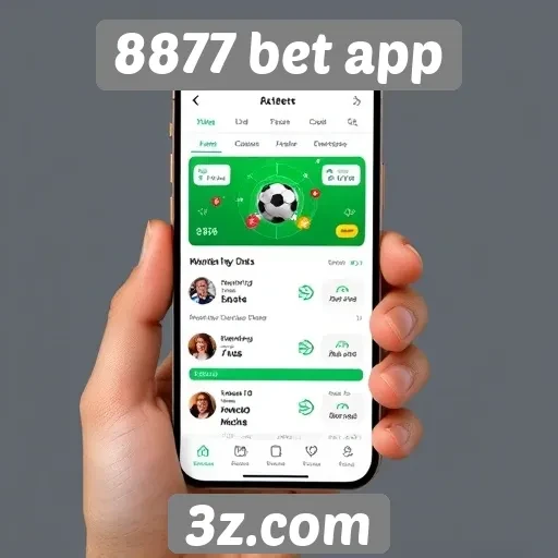 Explorando a interface do usuário no 8877 bet app